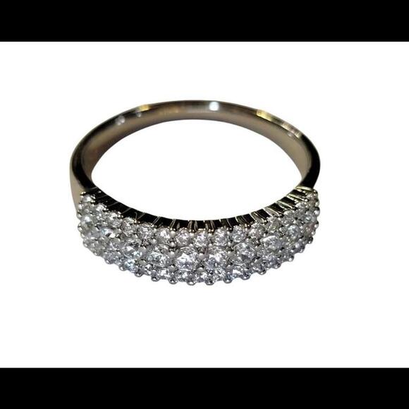 New Women's Size 7 14k White Gold Filled Ring - Picture 5 of 6